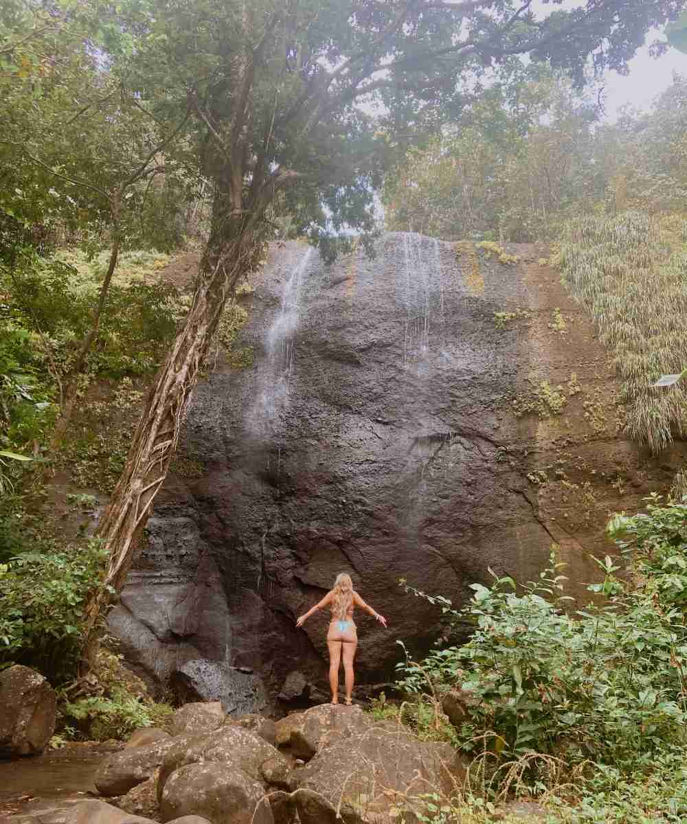 Sault Falls AKA Errand Falls AKA Dennery Waterfalls in Saint Lucia