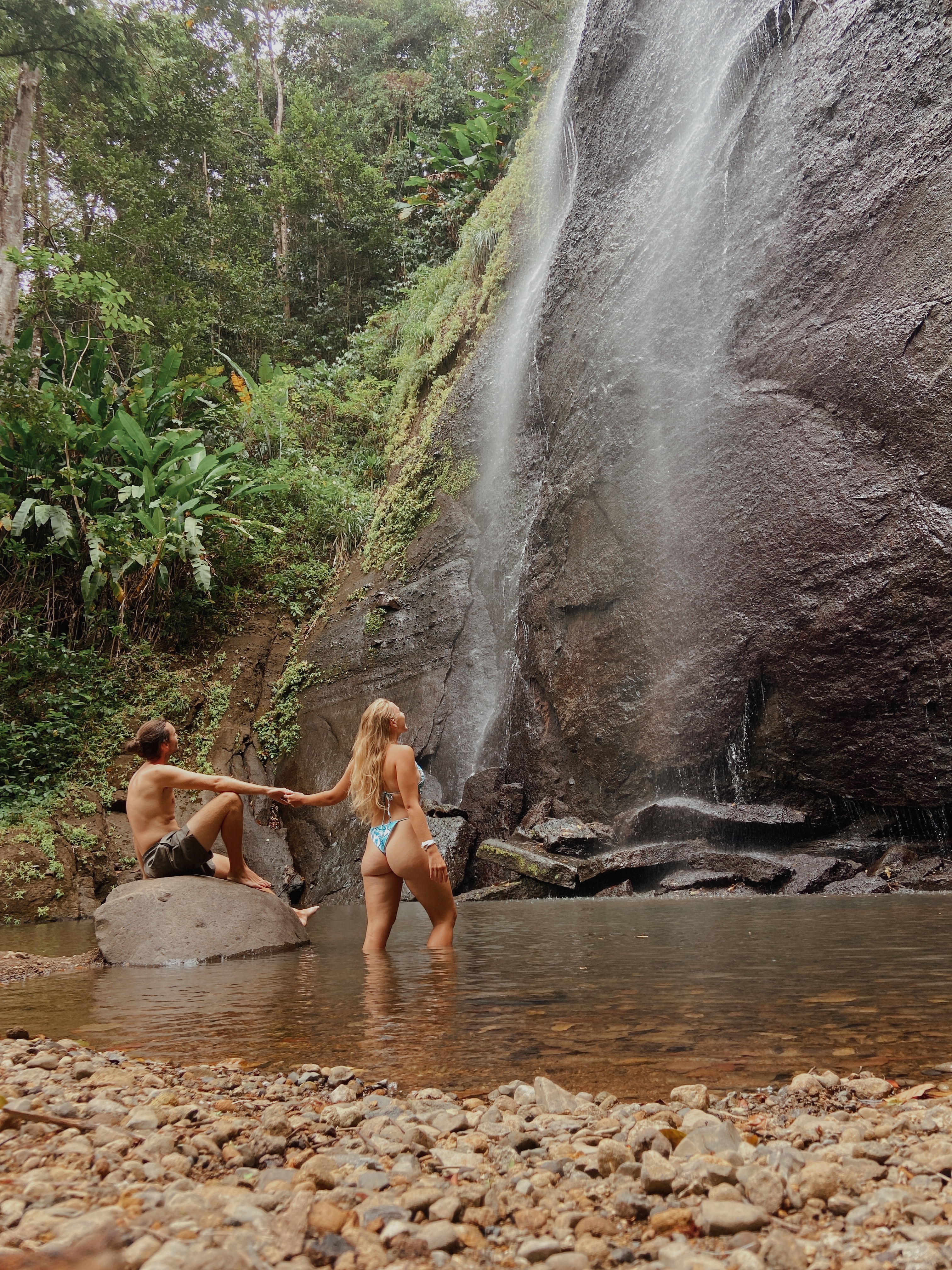 Sault Falls AKA Errand Falls AKA Dennery Waterfalls in Saint Lucia