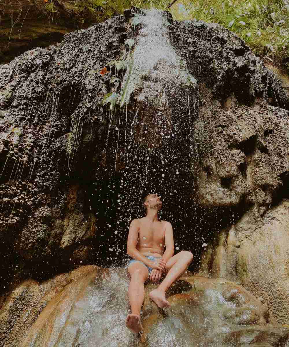 The Piton Waterfall in St Lucia