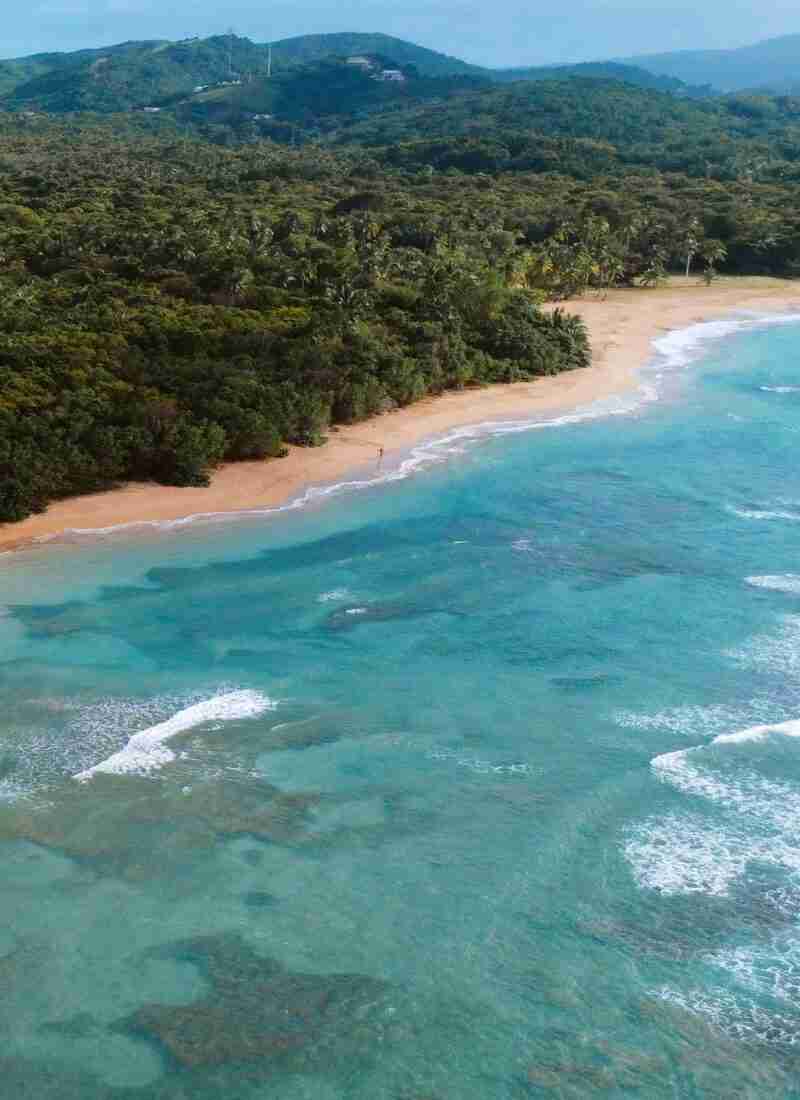 Hidden gems in Puerto Rico Playa Escondida beach Fajardo