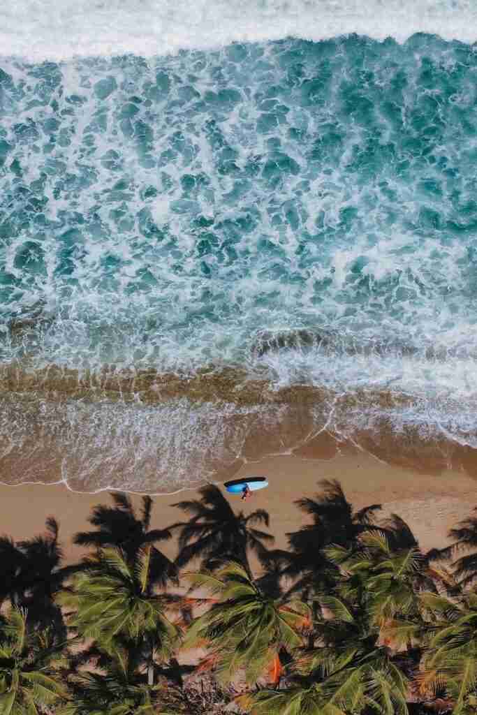 Sandy Beach in Rincon one of the best hidden gems in Puerto Rico