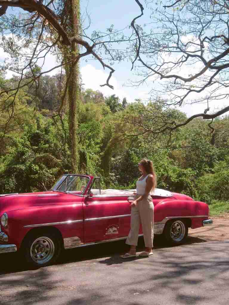 classic car tour in a 1950s American car best things to do in Havana Cuba
