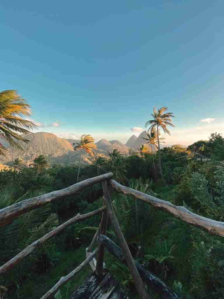 view from the treehouse restaurant best restaurant in soufriere st lucia