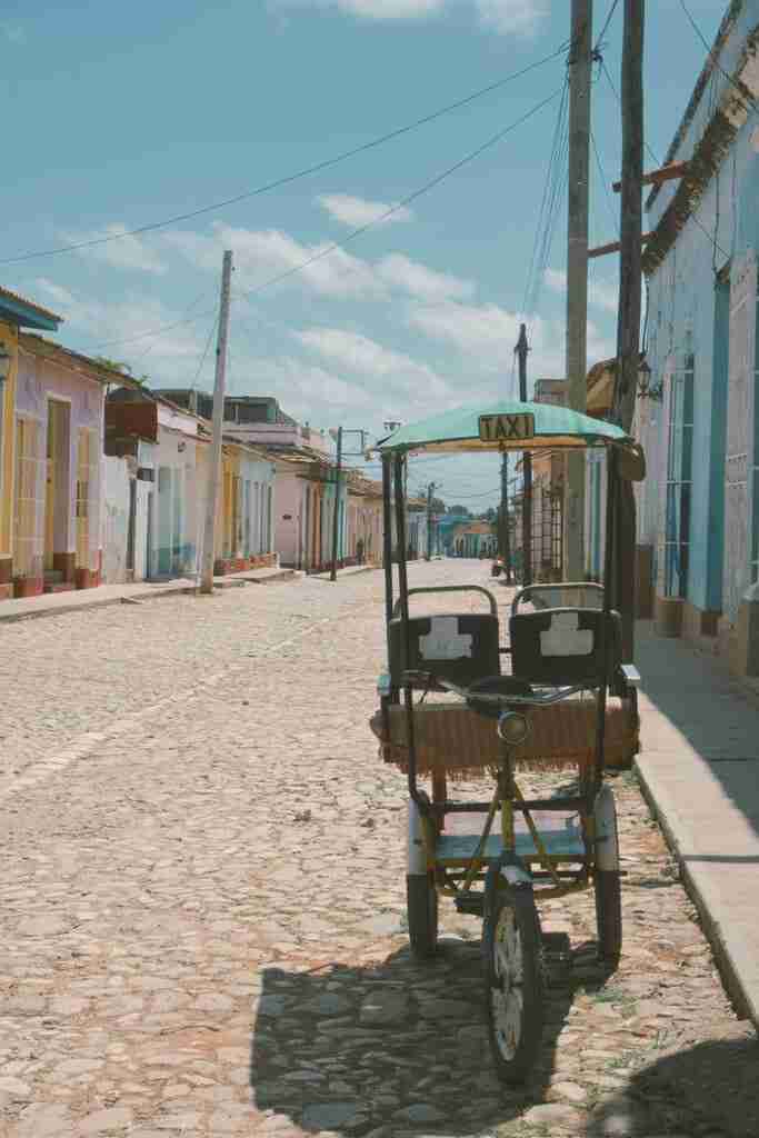 bicycle taxi in trinidad cuba transportation costs of travel in cuba
