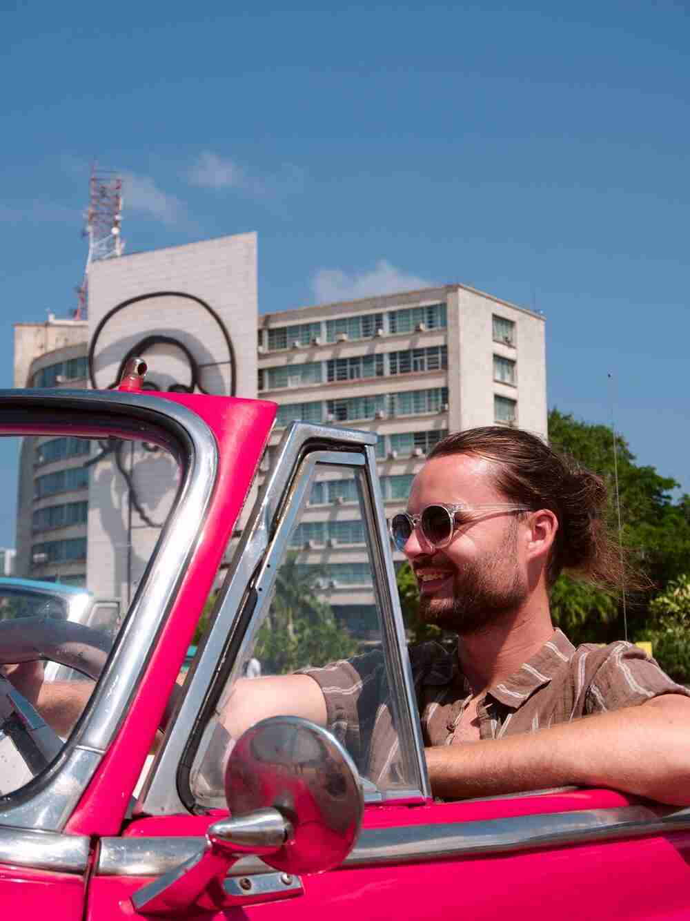 classic car tour in a 1950s American car best things to do in Havana Cuba