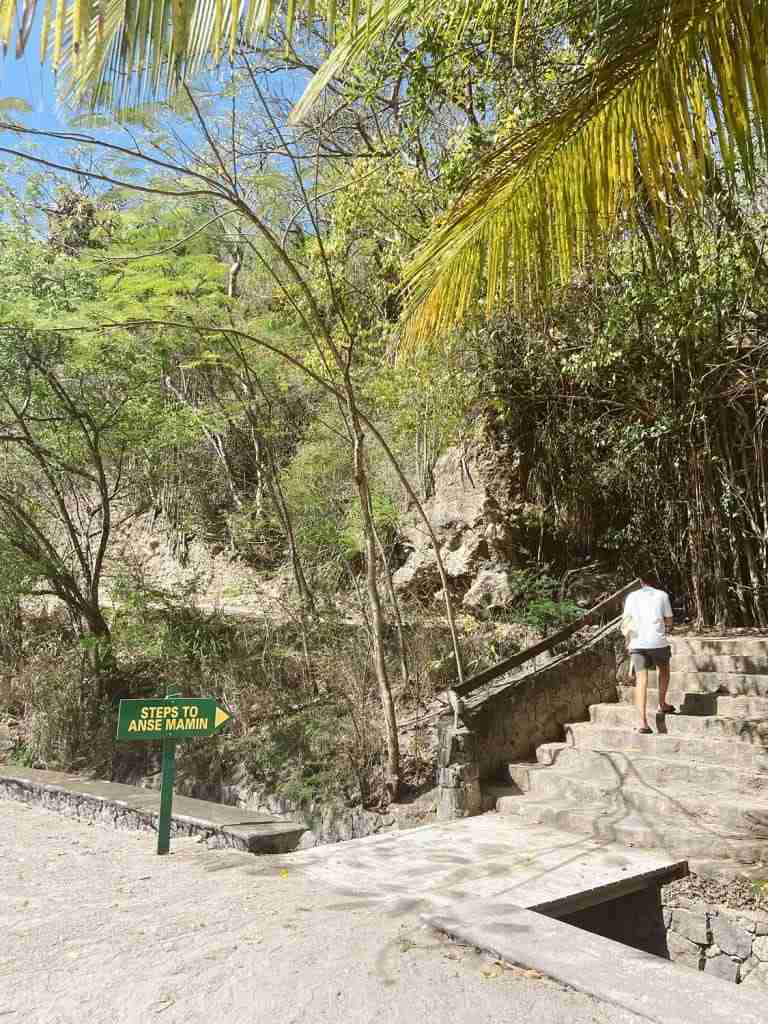walk from anse chastenet to anse mamin st lucia