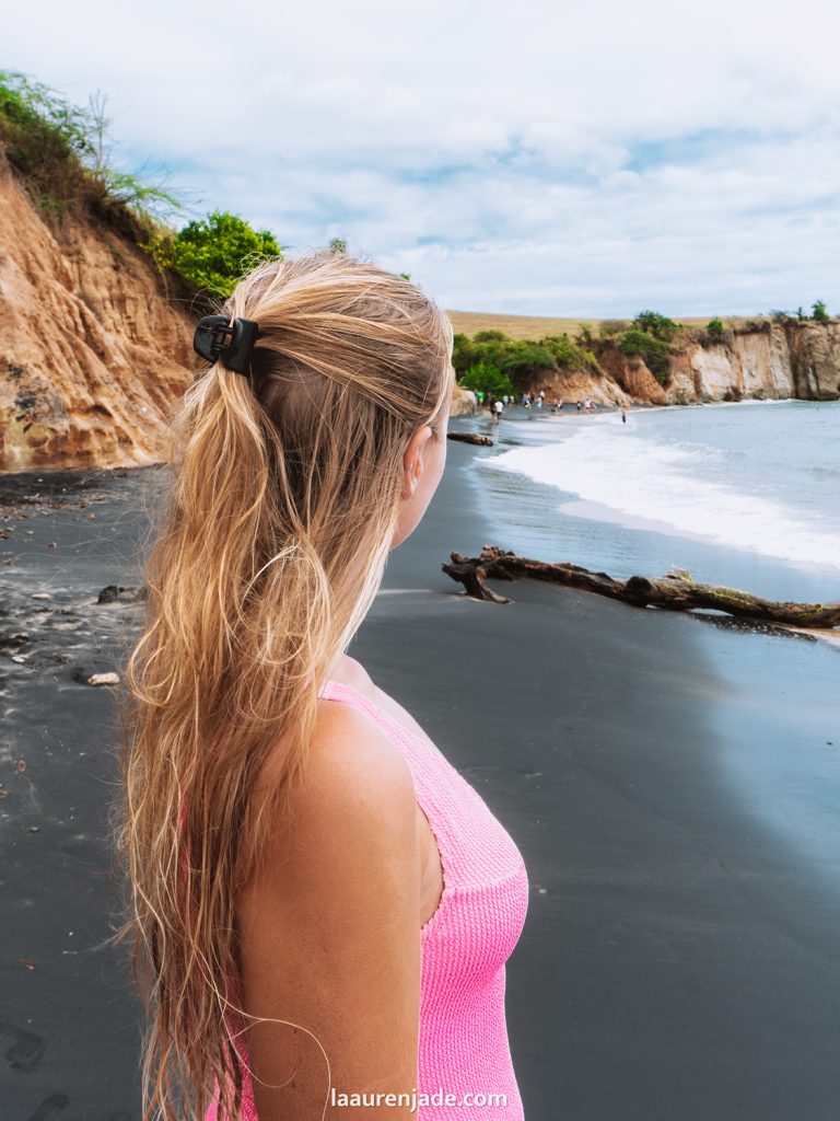 black sand beach vieques best part of puerto rico to visit