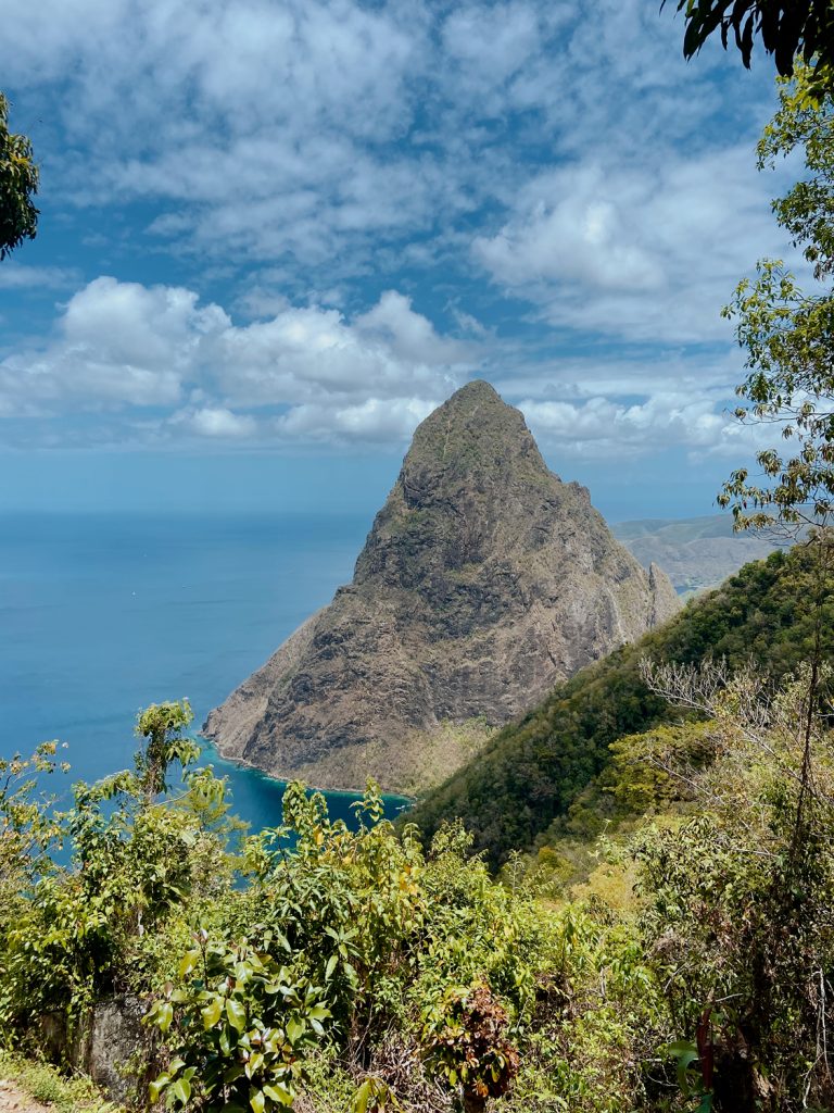 piton views tet paul nature trail excursions in st lucia