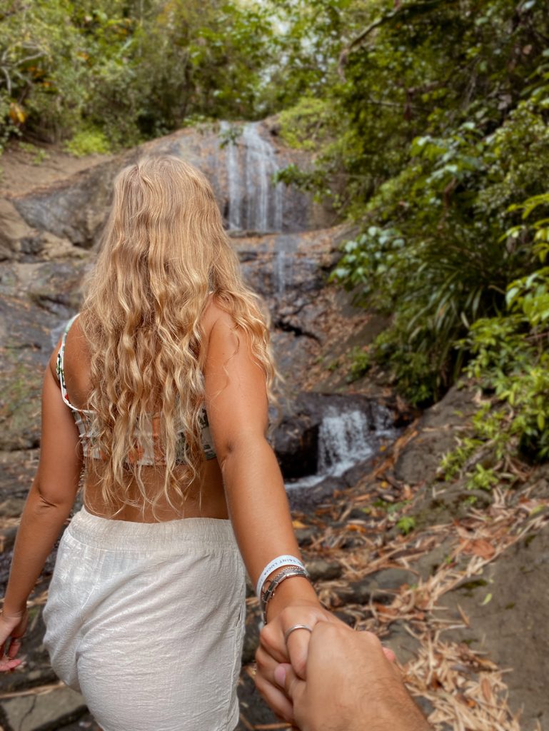 anse la raye waterfall st lucia